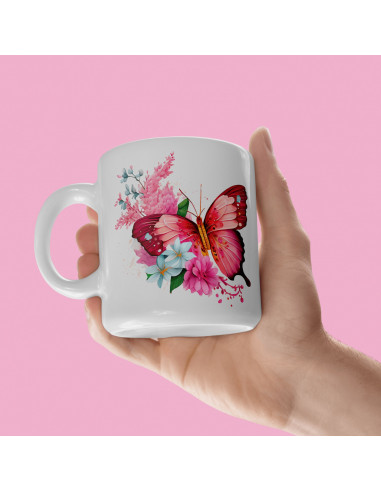 Tazas Mariposas + 17 Cliparts