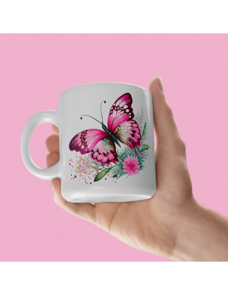 Tazas Mariposas + 17 Cliparts