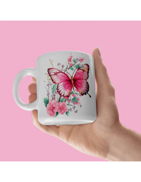 Tazas Mariposas + 17 Cliparts