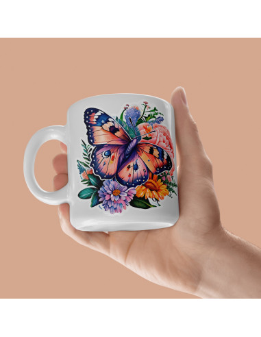 Tazas Mariposas + 17 Cliparts