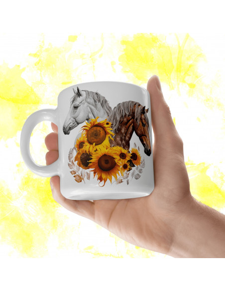 Tazas Girasoles + 25 Cliparts