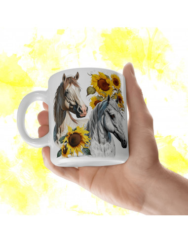 Tazas Girasoles + 25 Cliparts