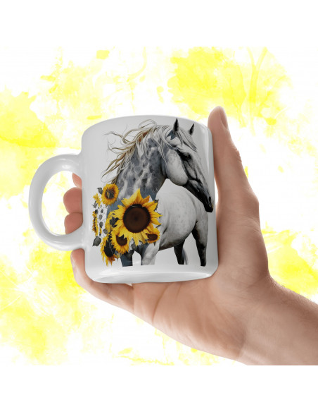 Tazas Girasoles + 25 Cliparts