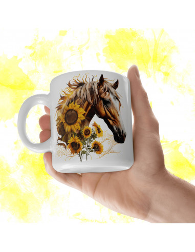 Tazas Girasoles + 25 Cliparts