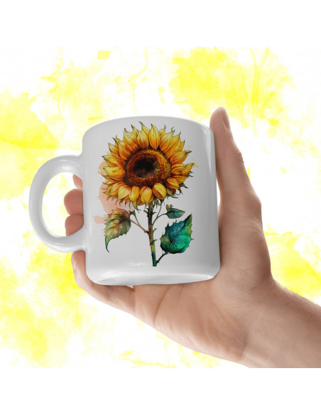 Tazas Girasoles + 25 Cliparts