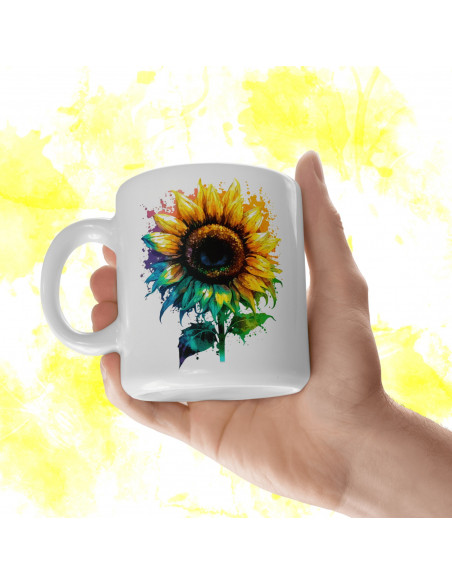 Tazas Girasoles + 25 Cliparts