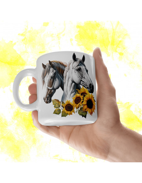 Tazas Girasoles + 25 Cliparts
