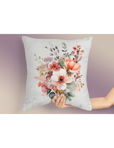 Almohadones Flores Acuarela 2
