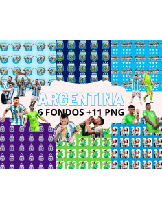 6 Fondos + 11 Clipart Png...