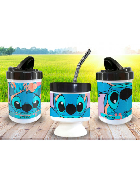 PACK JUEGO DE MATE -  STITCH // CHANCHITO