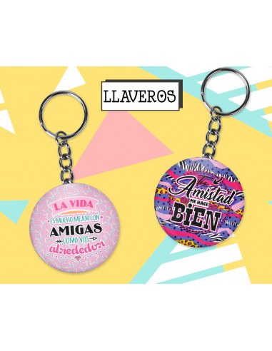LLAVEROS DÍA DEL AMIGO