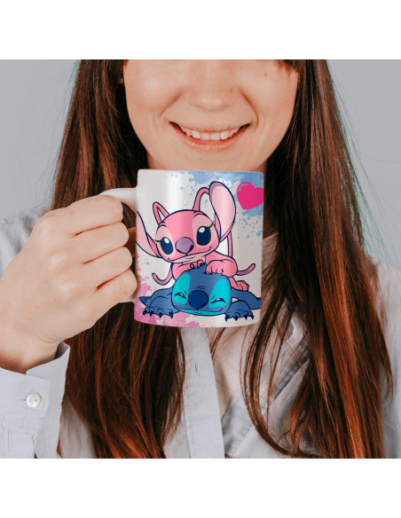 TAZAS STITCH ANGEL