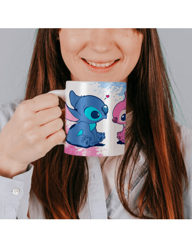 TAZAS STITCH ANGEL