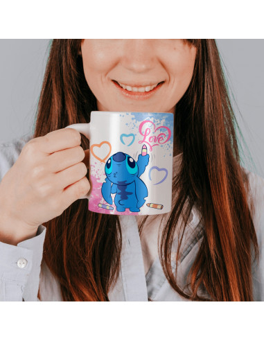 TAZAS STITCH ANGEL
