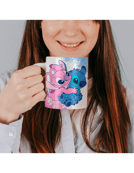 TAZAS STITCH ANGEL