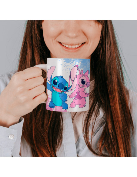 TAZAS STITCH ANGEL