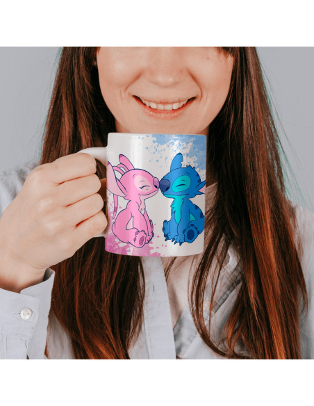 TAZAS STITCH ANGEL