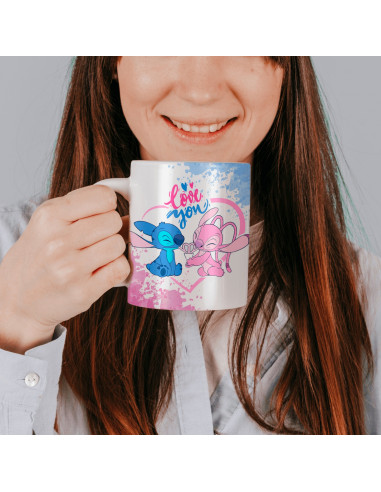TAZAS STITCH ANGEL