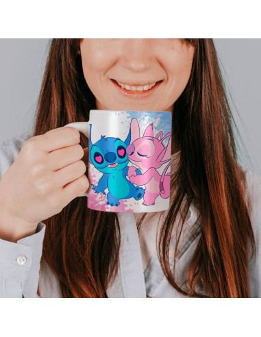 TAZAS STITCH ANGEL