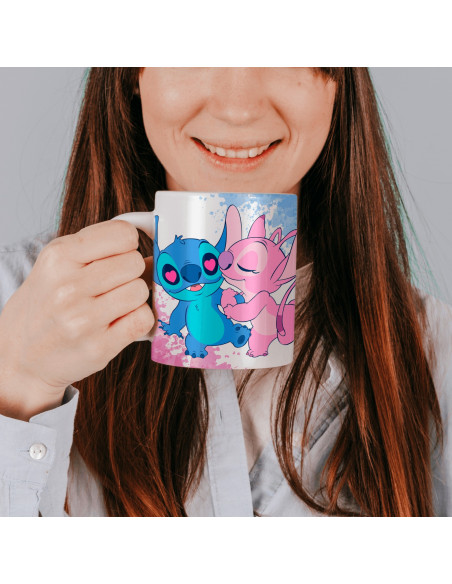 TAZAS STITCH ANGEL