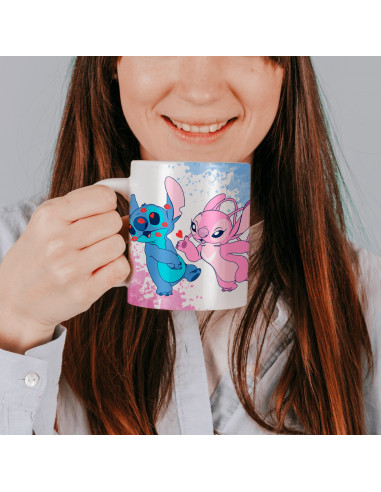 TAZAS STITCH ANGEL