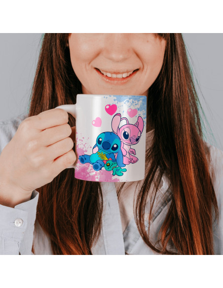 TAZAS STITCH ANGEL