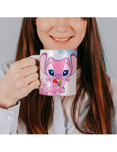 TAZAS STITCH ANGEL