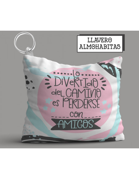 LLAVERO ALMOHADITA DÍA DEL AMIGO