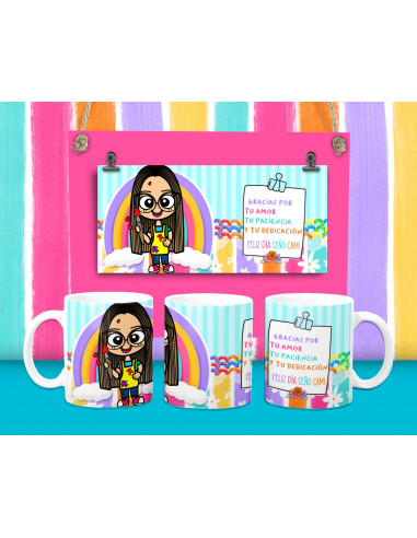 Taza+Bolsitas Maestra Jardinera