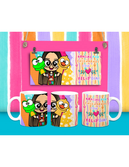 Taza+Bolsitas Maestra Jardinera