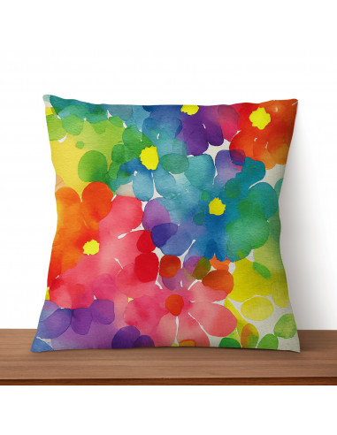 Almohadones Floreado Colorido