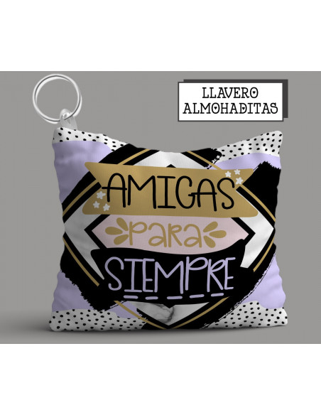 LLAVERO ALMOHADITA DÍA DEL AMIGO