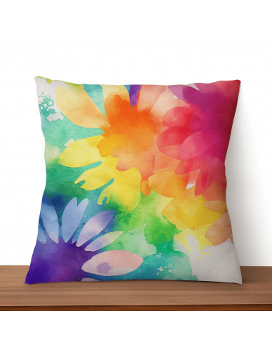 Almohadones Floreado Colorido