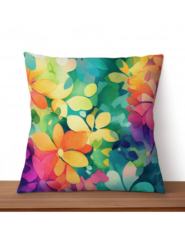 Almohadones Floreado Colorido