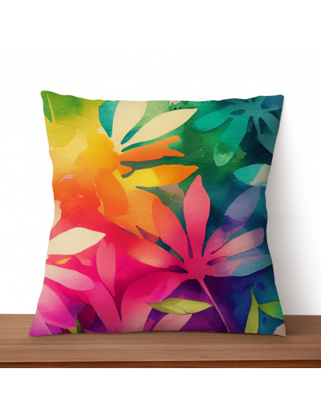 Almohadones Floreado Colorido