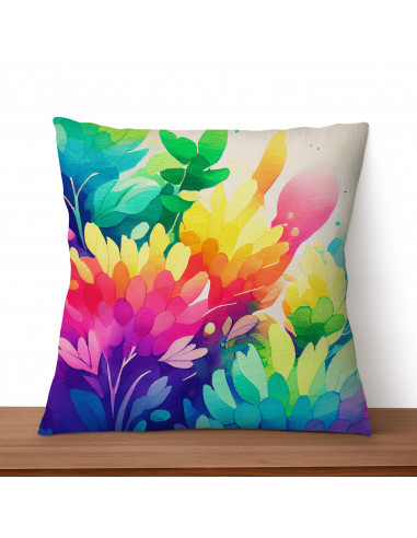 Almohadones Floreado Colorido