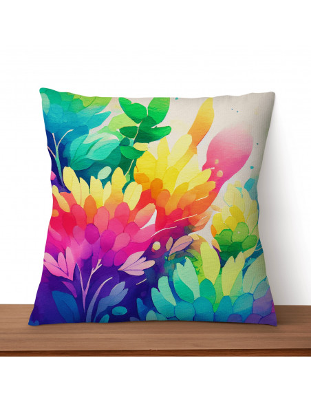 Almohadones Floreado Colorido