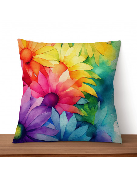 Almohadones Floreado Colorido