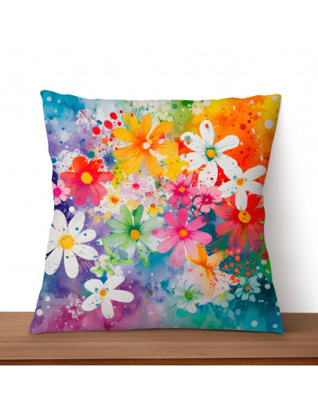 Almohadones Floreado Colorido
