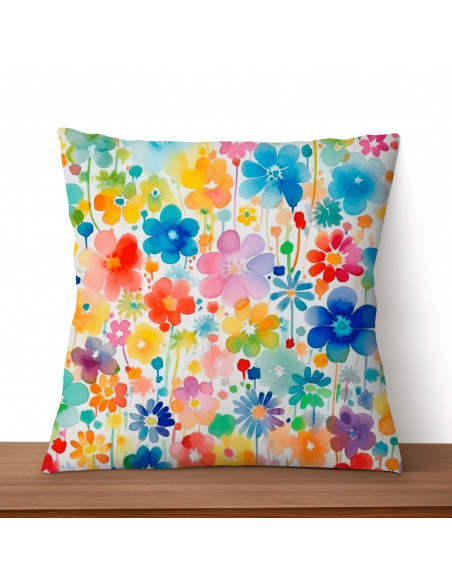 Almohadones Floreado Colorido