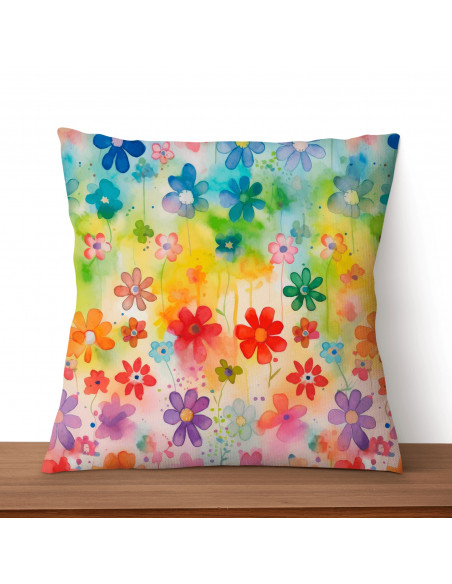 Almohadones Floreado Colorido
