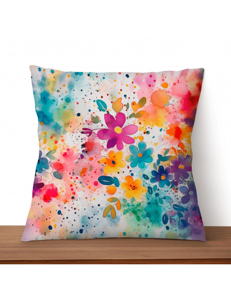 Almohadones Floreado Colorido
