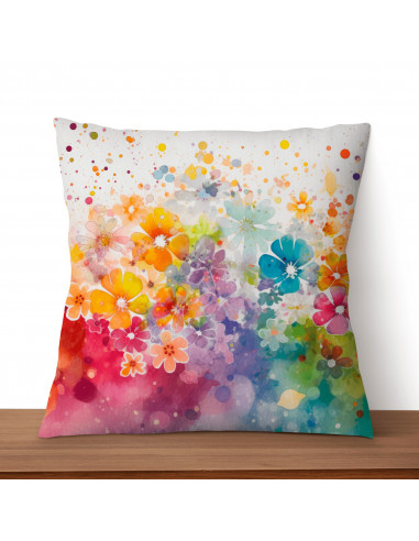 Almohadones Floreado Colorido
