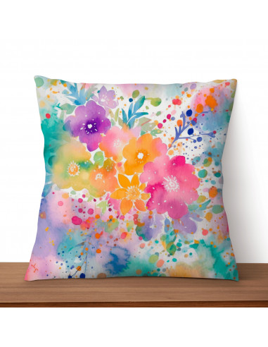Almohadones Floreado Colorido