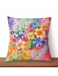 Almohadones Floreado Colorido