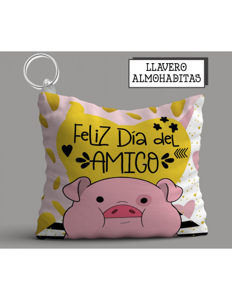 LLAVERO ALMOHADITA DÍA DEL AMIGO