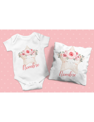 Body Almohadón Nubes Estrella + Clipart