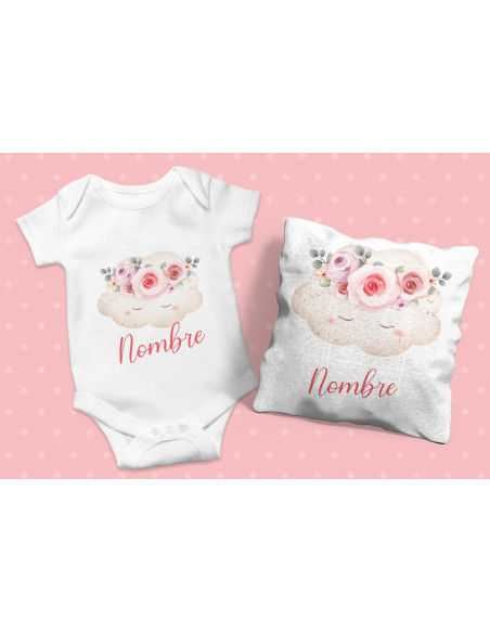 Body Almohadón Nubes Estrella + Clipart