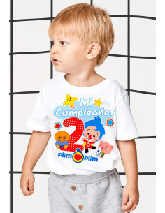 Remeras Plim Plim Cumpleaños 2