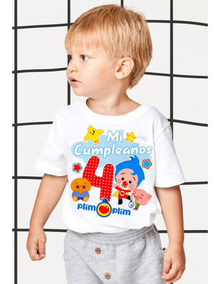 Remeras Plim Plim Cumpleaños